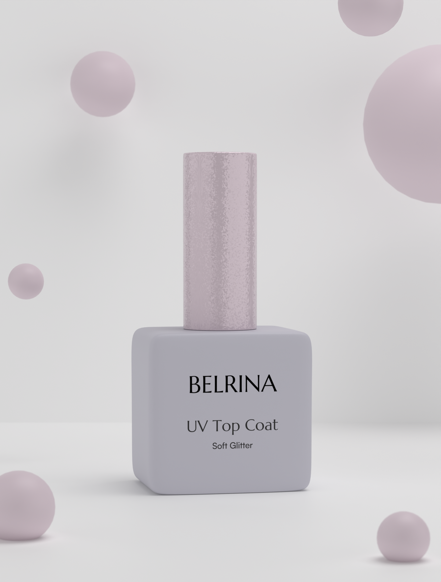 Uv-topplack Med Mjukt Glitter